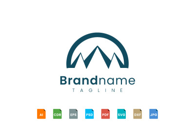 mountain logo template