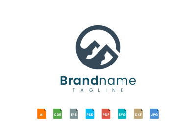 mountain logo template