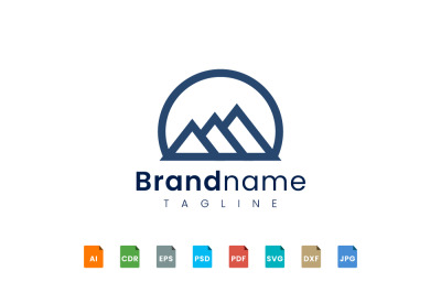 mountain logo template