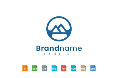 mountain logo template