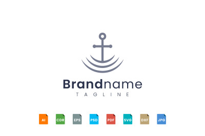 anchor logo template
