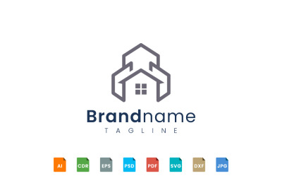 building construction logo template