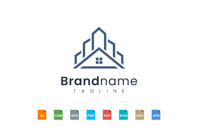 building construction logo template