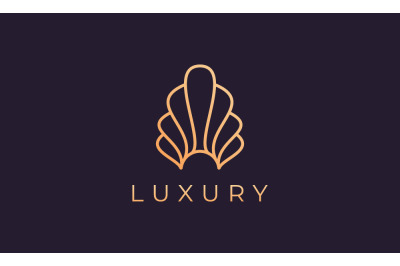 luxurious pearl logo template