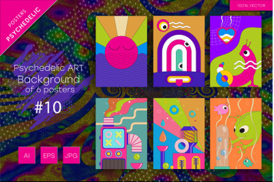 Psychedelic ART backgrounds #10