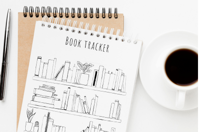 Reading Journal, Reading Tracker, Book Planner, Book Lover Tracker