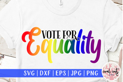 Vote for equality - US Election SVG EPS DXF PNG