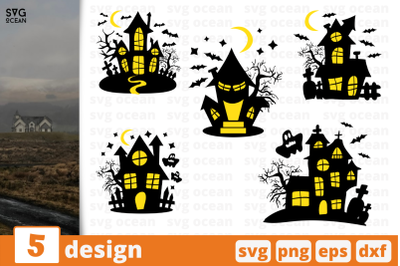 Haunted house SVG bundle