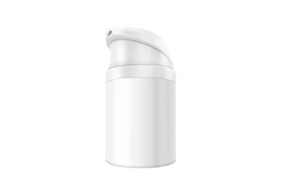 Cosmetic Foam Bottle Can Sprayer Container Vector