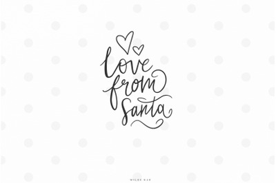 Handlettered Christmas quote svg cut file