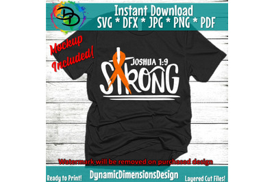 Strong svg&2C; Christian svg&2C; Religious svg&2C; Fight for a Cure svg&2C; Leukem