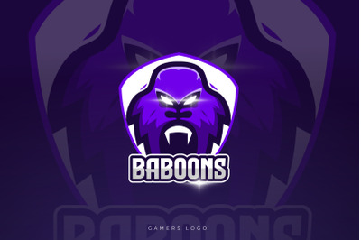 Baboons Mascot And Esport Logo