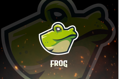 Frog Mascot And Esport Logo