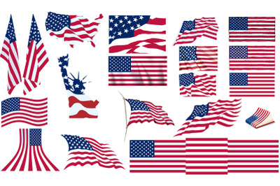 USA FLAG SET