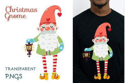 Christmas Gnome Clipart. Gnome PNG