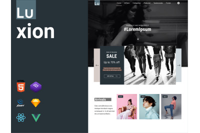 Luxion - Fashion and Ecommerce Template