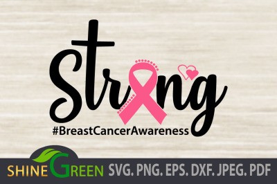 Breast Cancer SVG, Strong Women Inspirational SVG #Breastcancer