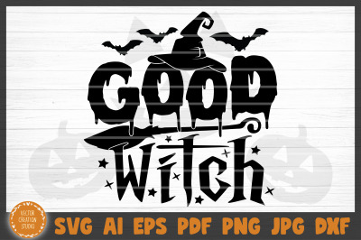 Good Witch Halloween SVG Cut File