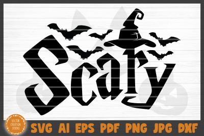 Scary Halloween SVG Cut File