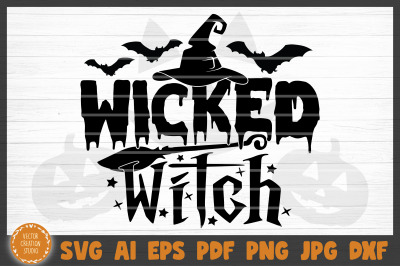 Wicked Witch Halloween SVG Cut File