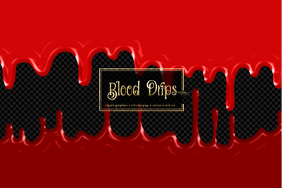 Blood Drips Clipart