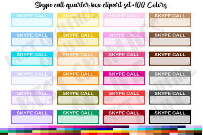 100 Skype Call Reminder Quarter Box