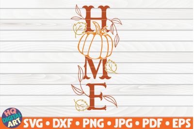 Home porch sing with pumpkin SVG | Fall/Autumn