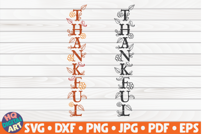 Thankful porch sign SVG | Fall/Autumn