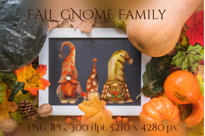 Fall Gnome Family