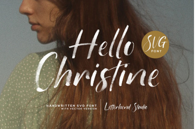 Hello Christine - SVG Font