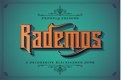 Rademos - Blackletter Font