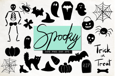 Spooky Halloween SVG set