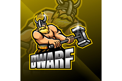 Dwarfs esport mascot  logo design