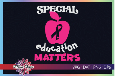 Special education matters breast cancer