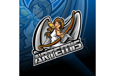 Artemis esport mascot logo design