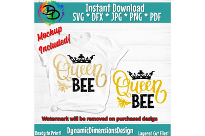 Queen Bee SVG, Bumblebee svg, Bee svg, be kind svg, Cricut or Silhouet