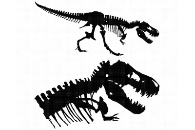 dinosaur bones SVG, PNG, DXF, clipart, EPS, vector