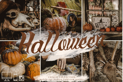 10 Halloween presets &amp; Horror Lightroom presets, Fall presets