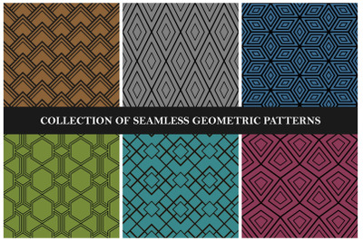 Color geometric seamless patterns