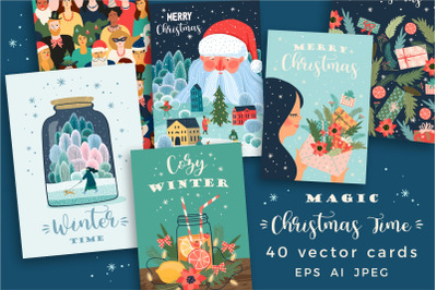 Magic Christmas Time. 40 cards.