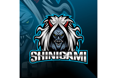 Shinigami esport mascot logo design