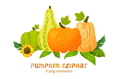 Pumpkin Clipart PNG DIY 5