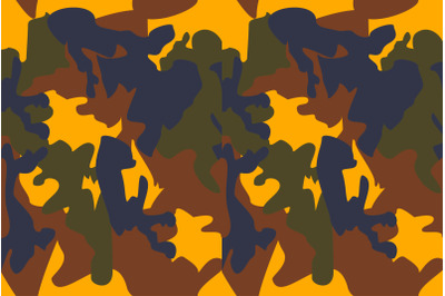 Camouflage pattern camo yellow clothing virtual background for Zoom