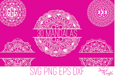 Mandala SVG Cut Files Bundle | Mandala SVG Cricut