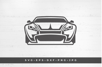 Sportscar icon isolated on white background vector illustration. SVG,