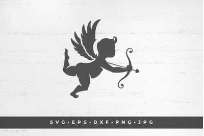 Cupid  icon isolated on white background vector illustration. SVG, PNG