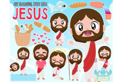 Jesus Christ Clipart - Lime and Kiwi Designs