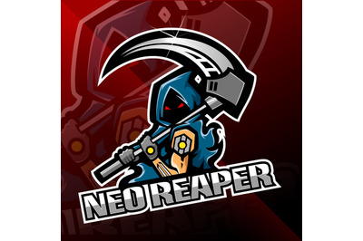 Neo reaper logo mascot design