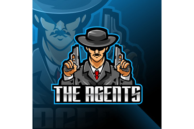 The agents esport mascot logo&nbsp;