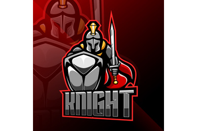 Knight esport mascot logo design